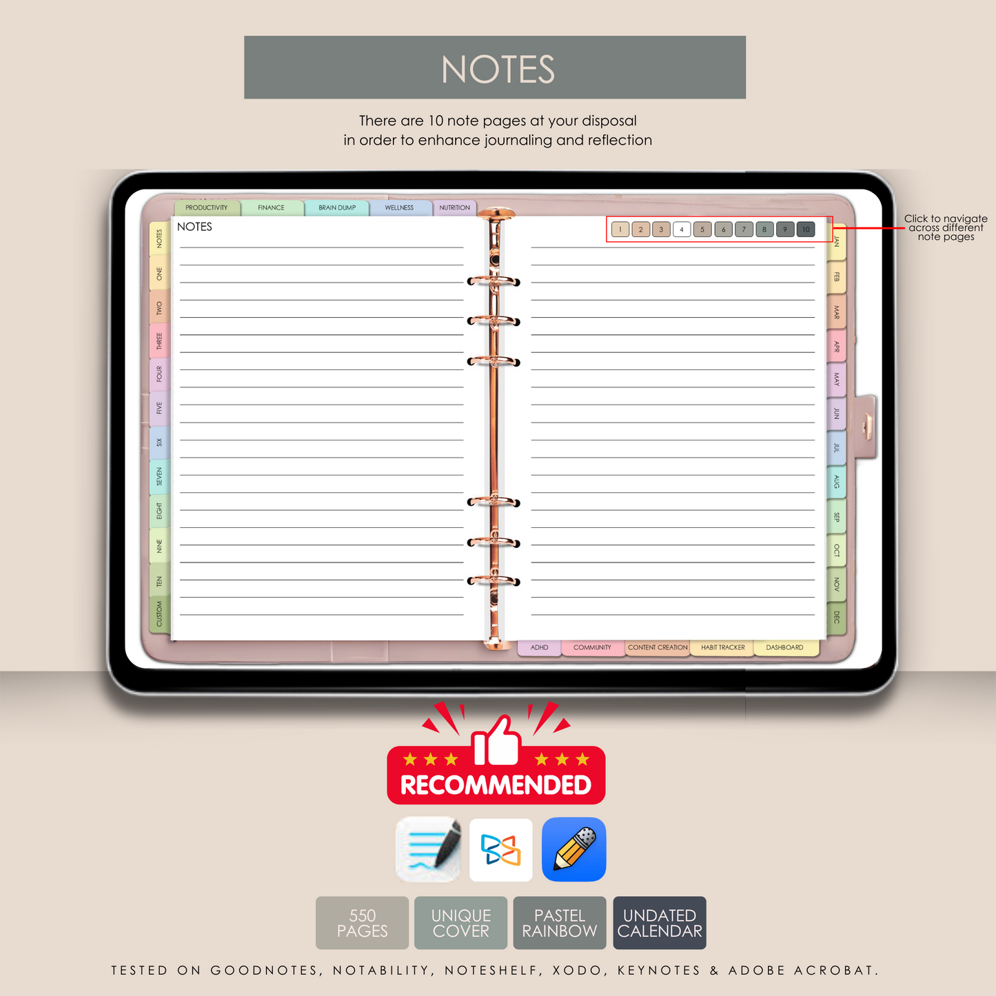 Best digital planner for GoodNotes 2025