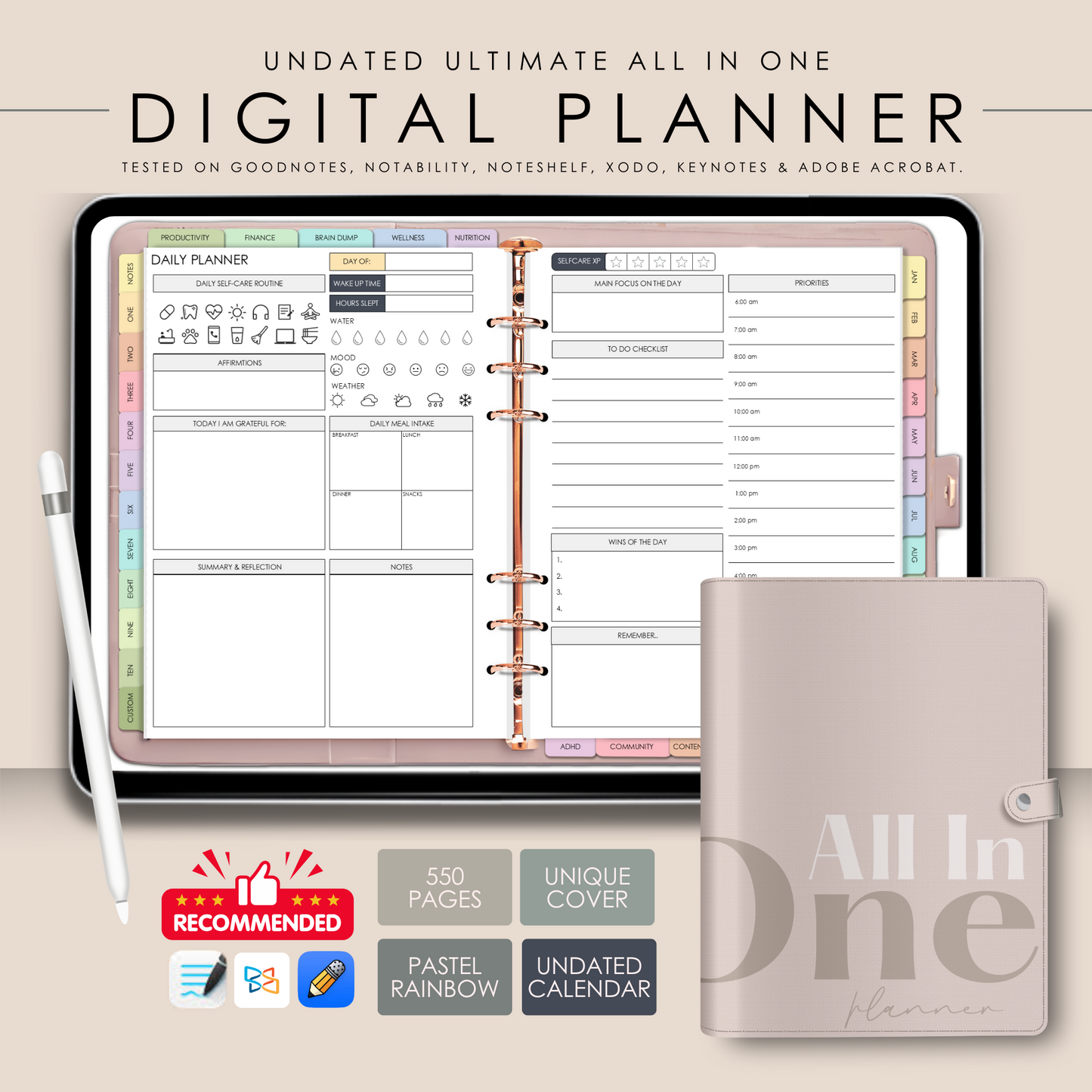 Best digital planner for GoodNotes 2025