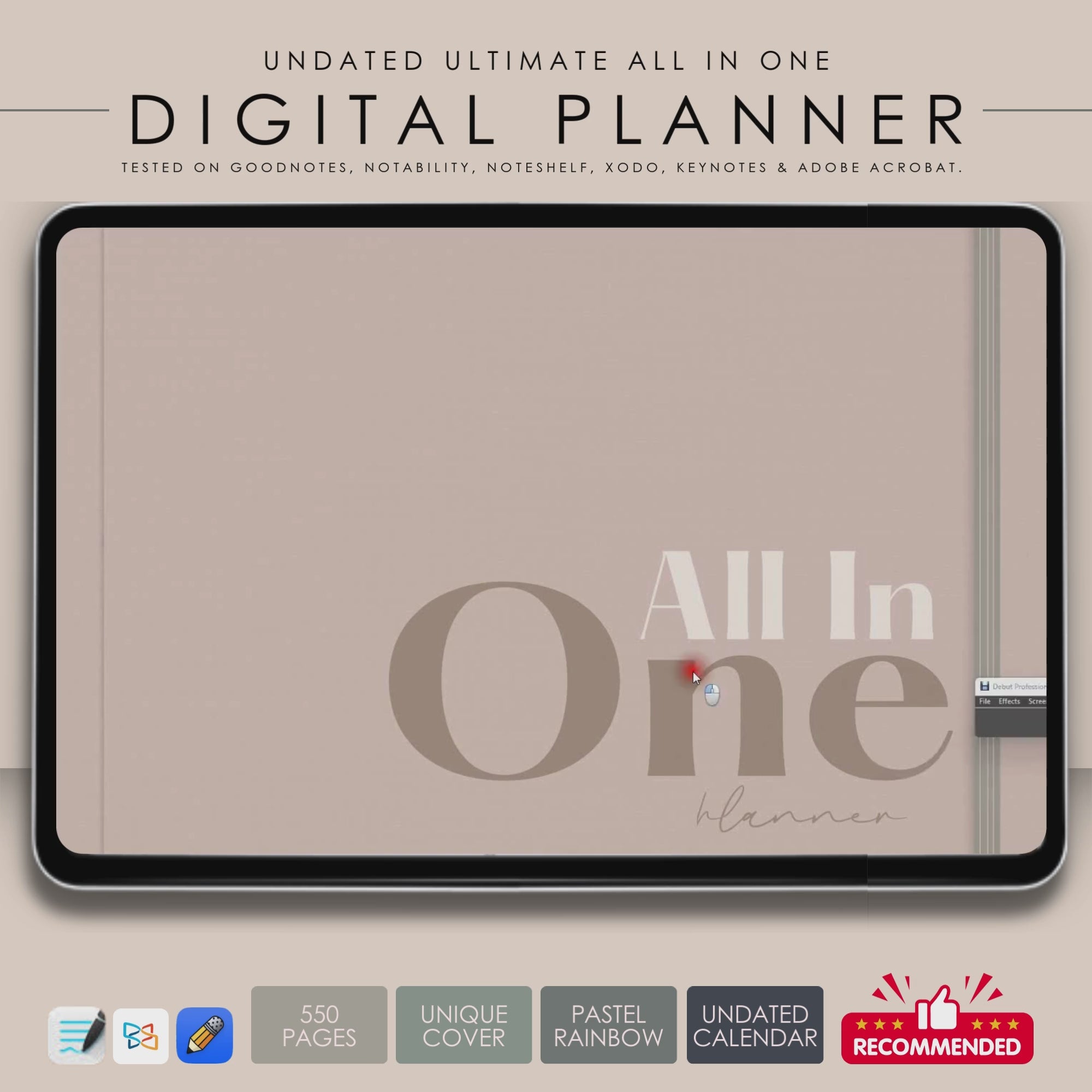 Best digital planner for GoodNotes 2025